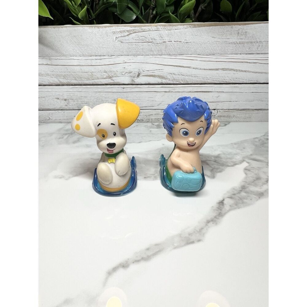 Nickelodeon Bubble‎ Guppies Roll N Go Sliders Gil Guppy Puppy Toy Figures